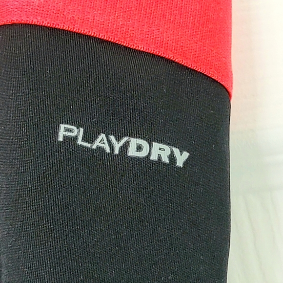 Reebok Playdry Women's Active Graphic Print Pants Tights Leggings Size L - Picture 10 of 15